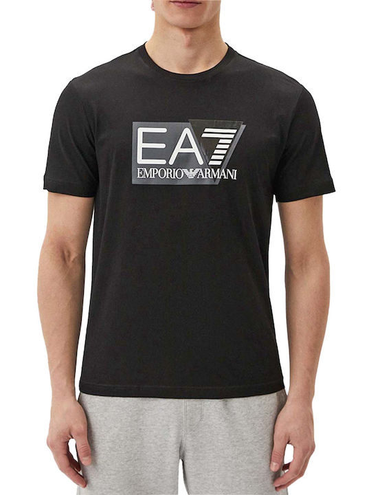 Emporio Armani Ανδρικό T-shirt Κοντομάνικο Μαύρο