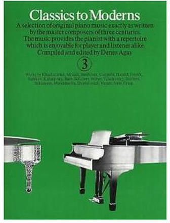 Yorktown Music Press Denes Agay - Classics To Moderns Book 3 (piano)) pentru Pian