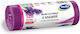 Stella Trash Bags for the Garden Capacity 120lt with Handles 70x122cm 10pcs Purple