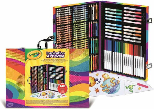 Crayola Μαρκαδόροι Ζωγραφικής Νερού Πλενόμενοι Σετ 140 Χρώματα