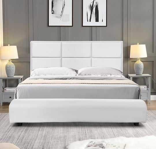 Karen Κρεβάτι Υπέρδιπλο για Στρώμα 160x200cm Μπεζ Karen Κρεβάτι Υπέρδιπλο για Στρώμα 160x200cm Μπεζ