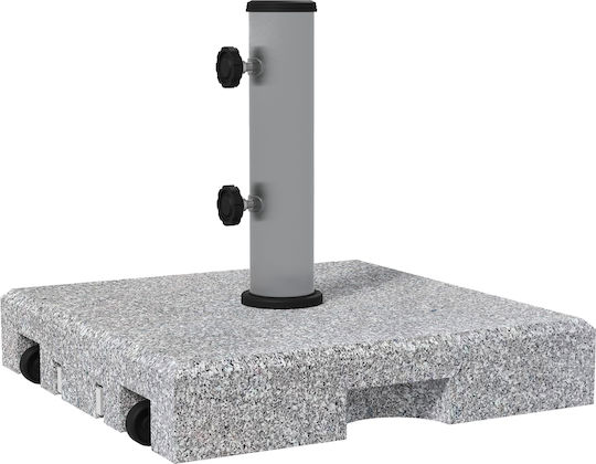 Outsunny Umbrella Stand made of Cement Gray 41x41x37.5cm