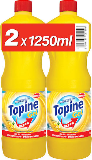 Topine Bleach Gel with Scent Lemon 2x1.25lt
