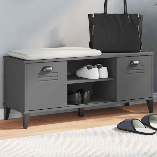 Plastik Schuhschrank aus Massivholz 106x35x45cm