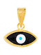 Tasoulis Jewellery Collection Charm Ματάκι από Χρυσό 9Κ