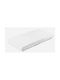 Sensillo Baby Sheet Crib Flannel Fitted White 70x140cm