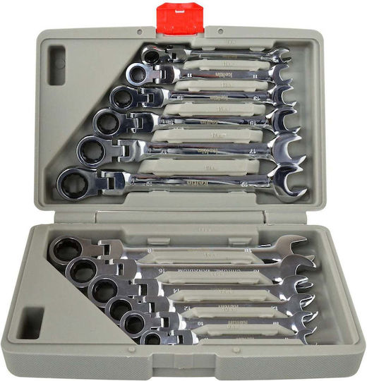Geko Set Germano-polygon cu Dimensiune de la 8mm până la 19mm 12buc