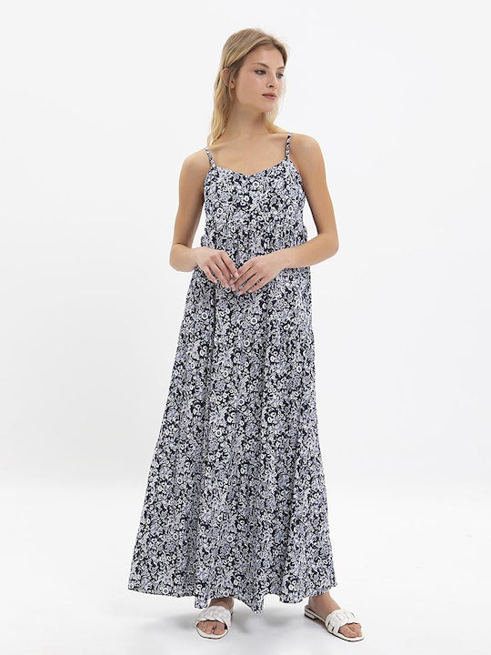 La Fee Maraboutee Maxi Dress Blue