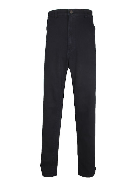 Stefansxxl Men's Trousers Elastic Blue