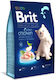 Brit Premium by Nature Суха Храна за Млади Котки с Пилешко / Черен дроб / Ориз / Сьомга 0.4кг