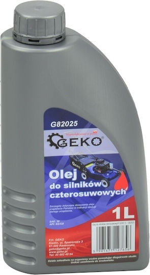 Geko G82025 Λάδι Λίπανσης για Τετράχρονους Κινητήρες (4T) 1lt