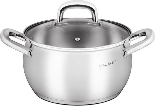Lamart Βαθιά Ανοξείδωτη Κατσαρόλα 4.7lt / 22cm