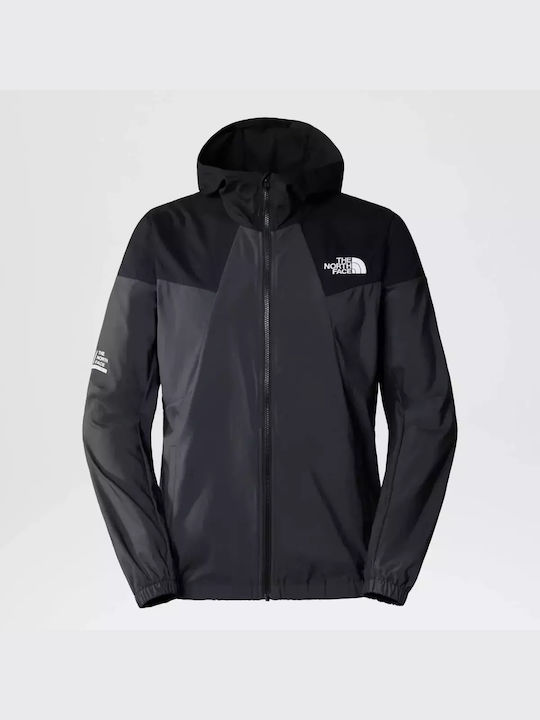 The North Face Men's Jacket Waterproof and Windproof Grey/black