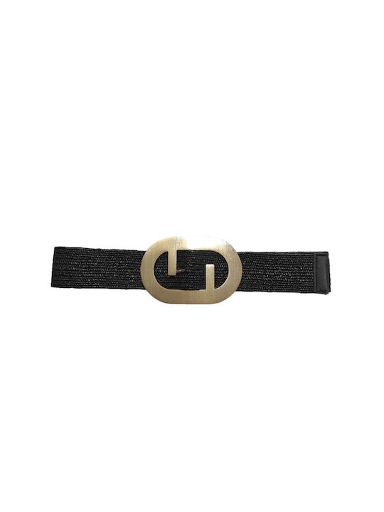 Elastic Women's Belt Black