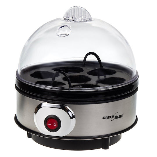Green Blue Egg Cooker 7 Positions 400W Silver