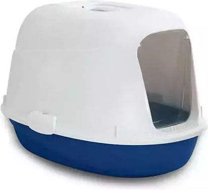MP Bergamo Τουαλέτα Γάτας Κλειστή Μπλε Μ60 x Π40 x Υ36cm