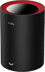 Cudy M3000 WiFi-Mesh-Netzwerk Zugriffspunkt Wi-Fi 6 Dualband (2,4 & 5 GHz) in Einzelner Bausatz Schwarz