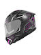 Givi H50.9 Mystical Black/Titanium/Pink Motorradhelm Volles Gesicht ECE 22.06