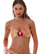 Strapless Bikinioberteil Orange