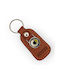 Keychain Leather Brown