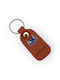 Keychain Leather Brown