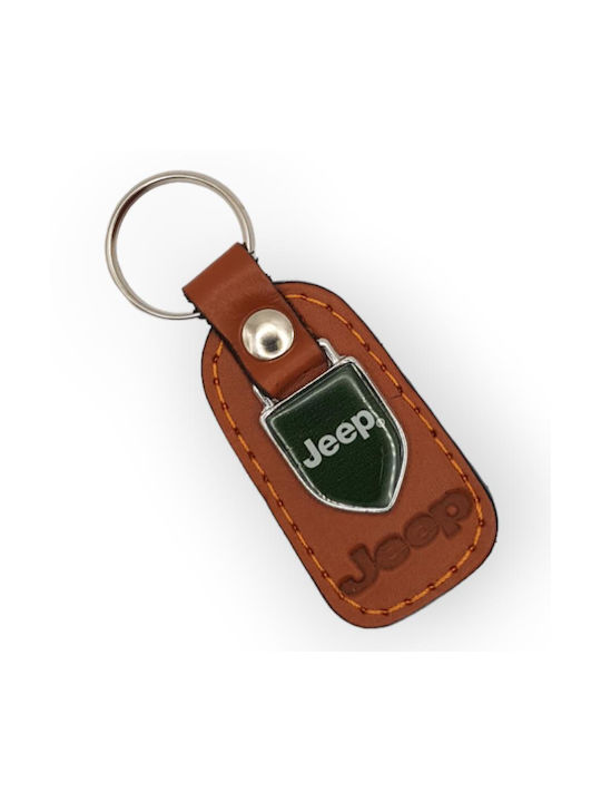 Keychain Leather Brown