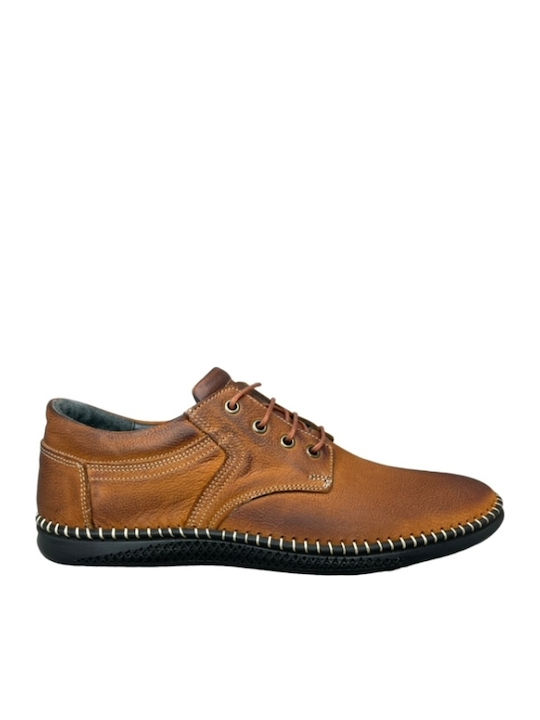 Men's Leather Casual Shoes Tabac Brown
