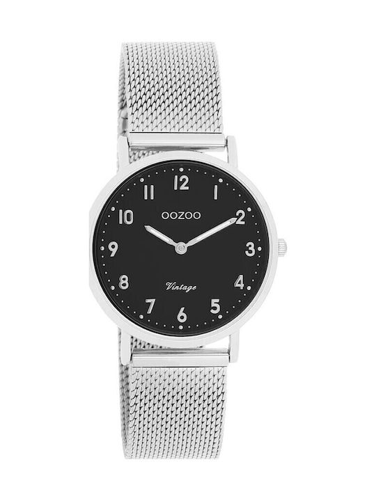 Oozoo Women's Watch with Silver Metal Bracelet