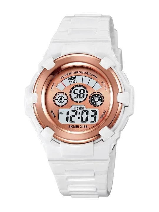 Skmei Digital Women's Watch with Rubber Strap W...