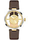 Kenneth Cole Γυναικείο Ρολόι 36mm Μπαταρίας με Καφέ Δερμάτινο Λουράκι