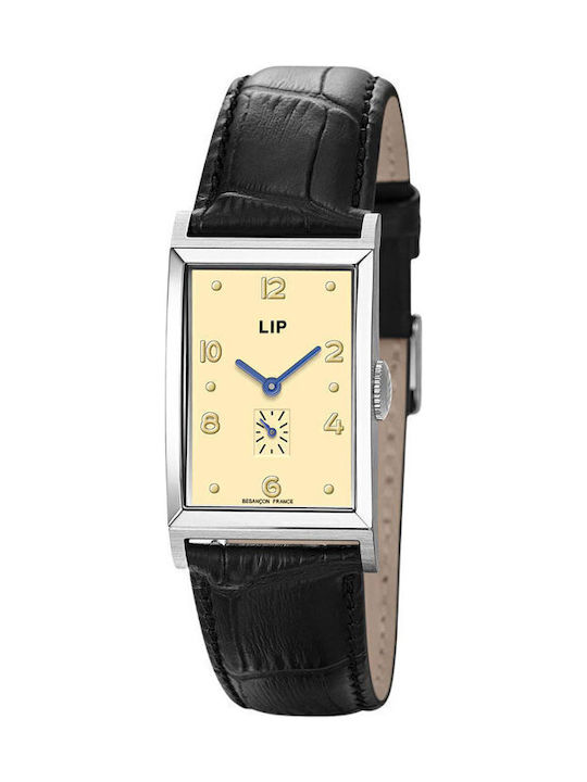 Lip Watches Ρολόι Μπαταρίας με Δερμάτινο Λουράκι