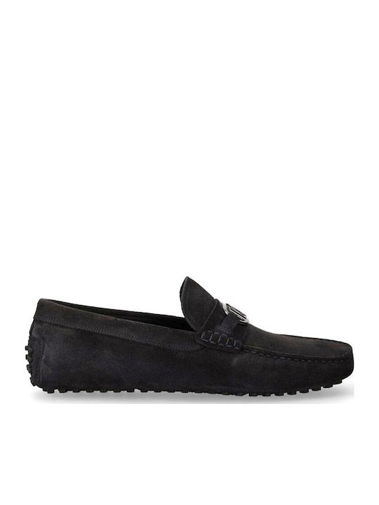 Suede Ανδρικά Loafers σε Μπλε Χρώμα