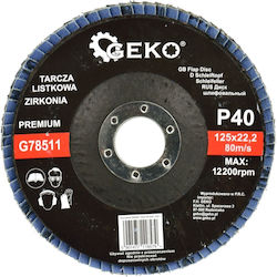 Geko Φύλλο Λείανσης Έκκεντρου Τριβείου K80 125x125mm