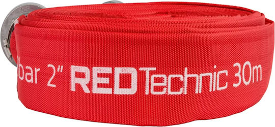 Red Technic Fire Hose 2" 8bar 30x30x30m