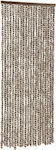 vidaXL Fabric Door Curtain Brown 90x200cm 377404