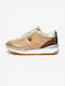 Guess Γυναικεία Sneakers Taupe / Gold