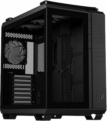 Asus TUF GT502 Plus Gaming Midi Tower Computer Case with Window Panel Black