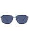 Guess Men's Sunglasses with Gray Metal Frame and Blue Lens GF5086 08A