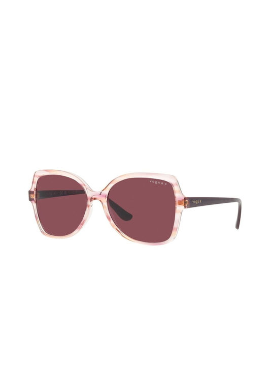 Vogue Sonnenbrillen mit Rosa Rahmen und Lila Polarisiert Linse VO5488S 3062/5Q