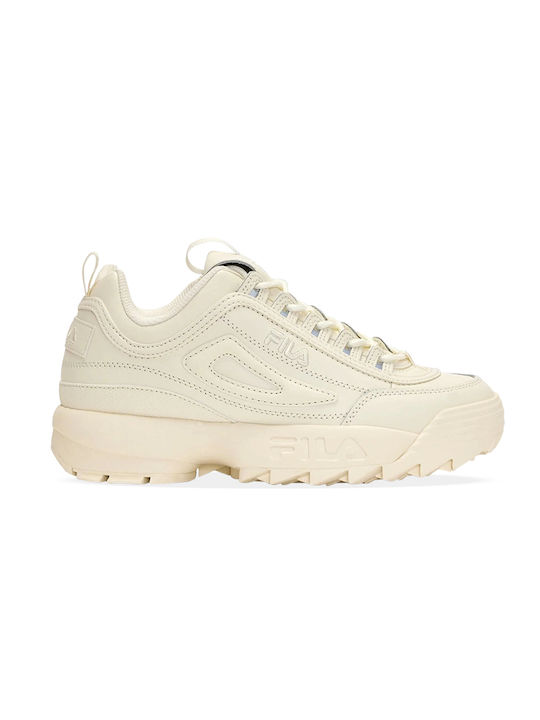 Sneakers Chunky Disruptor II pentru femei, culoare bej