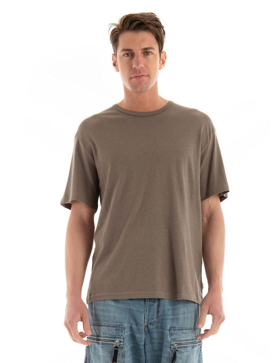 Jack & Jones Men's Short Sleeve T-shirt Brown