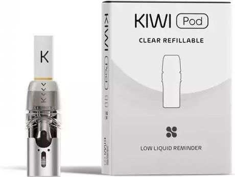 Kiwi Ανταλλακτικά Pod 2τμχ σε Λευκό χρώμα 1.8ml με Αντίσταση 1.2ohm