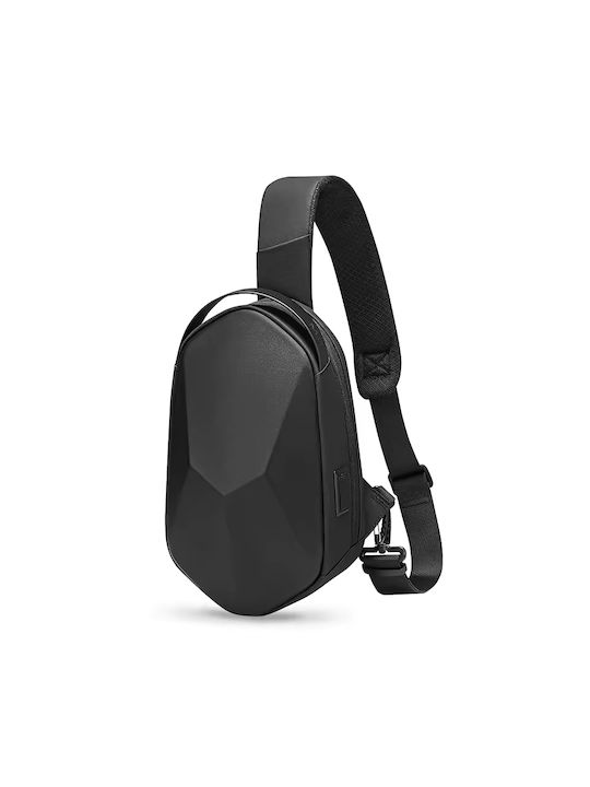 Mark Ryden Shoulder / Crossbody Bag with Zipper Black 19x10x30cm