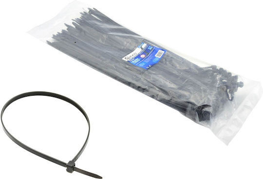 Black Nylon Ties 150x3.6mm Uv 100 Pieces Geko G17106