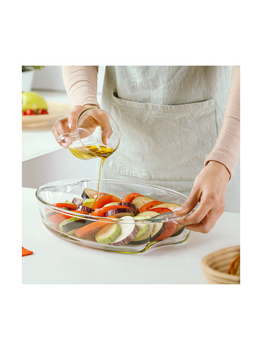 Nava Arizona Glass Oval Heat-Resistant Cookware 2900ml