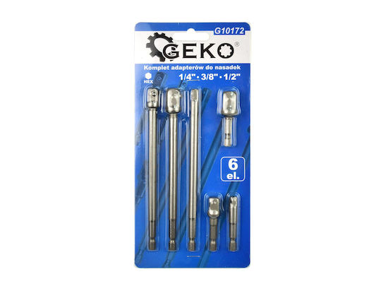 Geko Adaptor cu Priză HEX / 1/4'' și Ieșire 1/4''