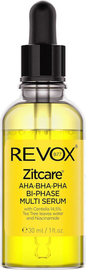 Revox Zitcare Ser De Față Anti-îmbătrânire Cu Centella Asiatica Și Niacinamidă 30ml