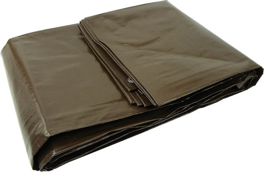 Geko Водоустойчив Брезент 200гр/кв.м 18x12м. Тежък товар Кафяв