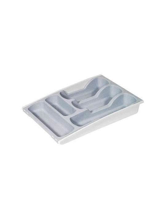 Curver Drawer Cutlery Tray Opening Metallic Grey 30x42x6.4cm