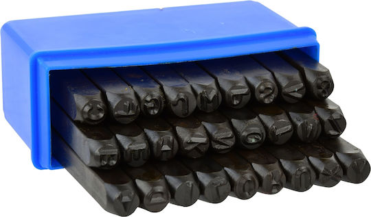 Geko G01812 Stamped Letters Hand Tool Set 27pcs